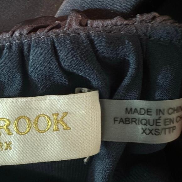 RAMY BROOK Socall Asymmetric Embellished Top Navy Casual Size XXS - Picture 5 of 11